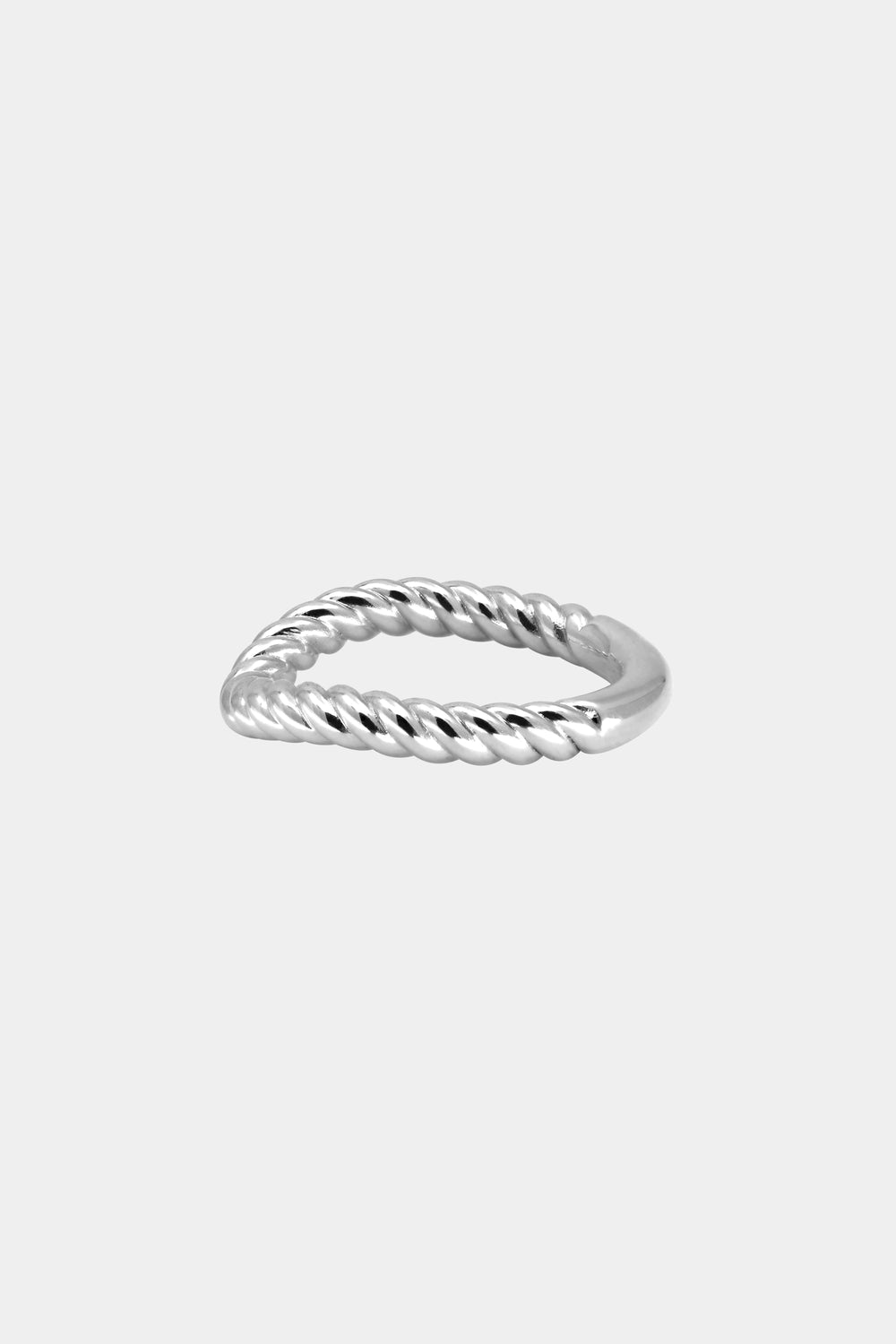 Curved Twist Ring | Silver| Natasha Schweitzer