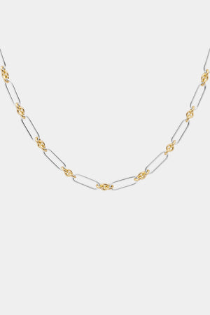 Two-Tone Medium Lennox Necklace | Gold | Natasha Schweitzer