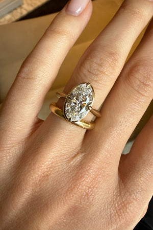 Seline Ring | Bezel Compass Set | Natasha Schweitzer