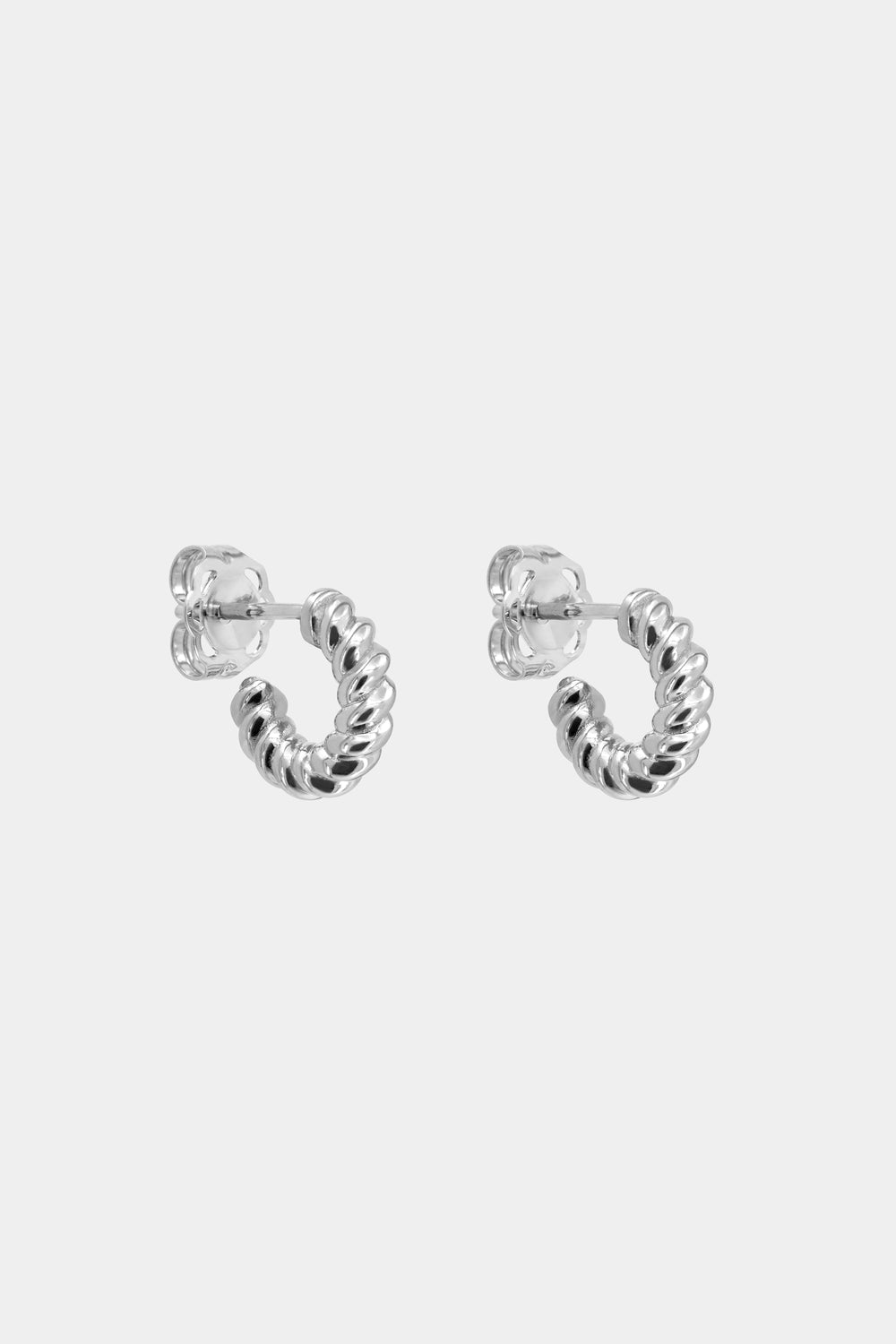Twist Hoops | Silver| Natasha Schweitzer