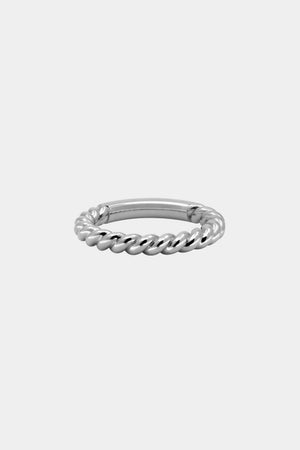 Twist Ring | White Gold | Natasha Schweitzer