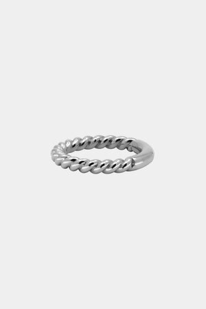 Twist Ring | White Gold | Natasha Schweitzer