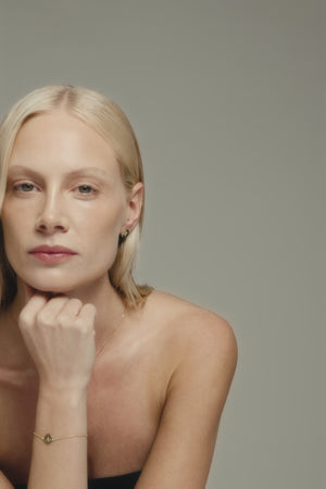 Letter Necklace | 9K White Gold