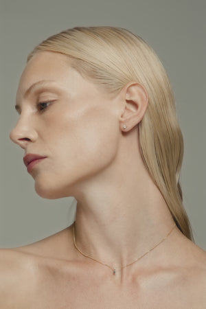 Birthstone Earrings | 9K White Gold