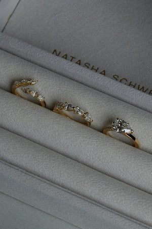 Pear Diamond Janie Wrap Ring | Yellow Gold | Natasha Schweitzer