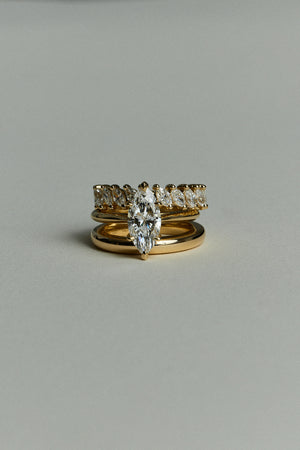 Violet Diamond Ring | 18K White Gold | Natasha Schweitzer