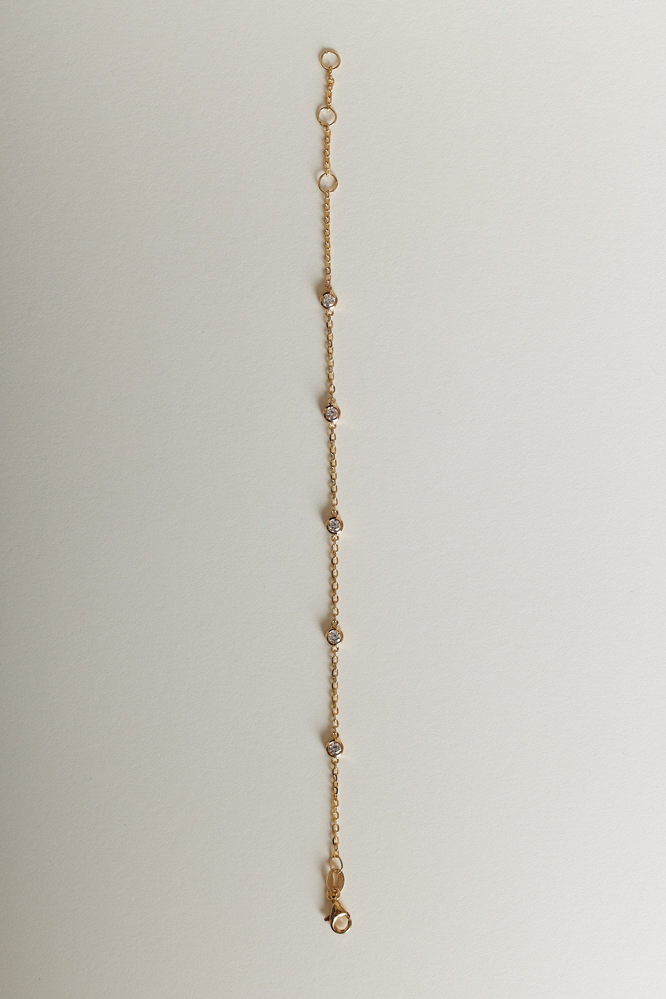 5 Diamond Bracelet | 9K Yellow Gold| Natasha Schweitzer
