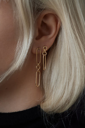 Lennox Earrings | 9K Yellow Gold | Natasha Schweitzer