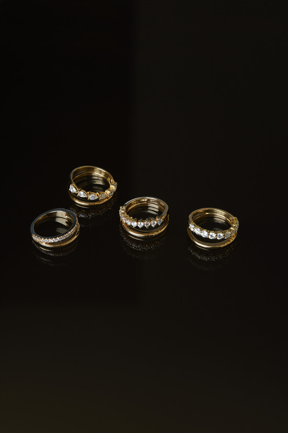 Double Band Harley Ring | Yellow Gold