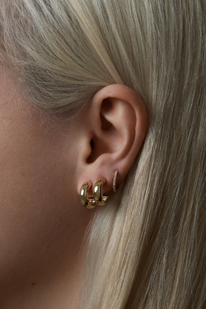 Tallows Earrings | 9K Yellow Gold | Natasha Schweitzer