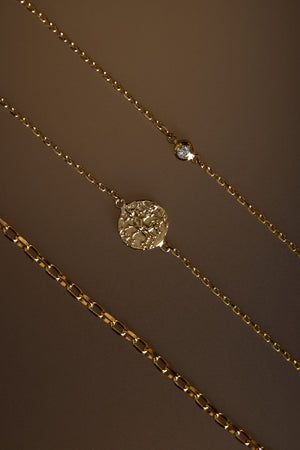 Coin Bracelet | 9K Yellow Gold | Natasha Schweitzer