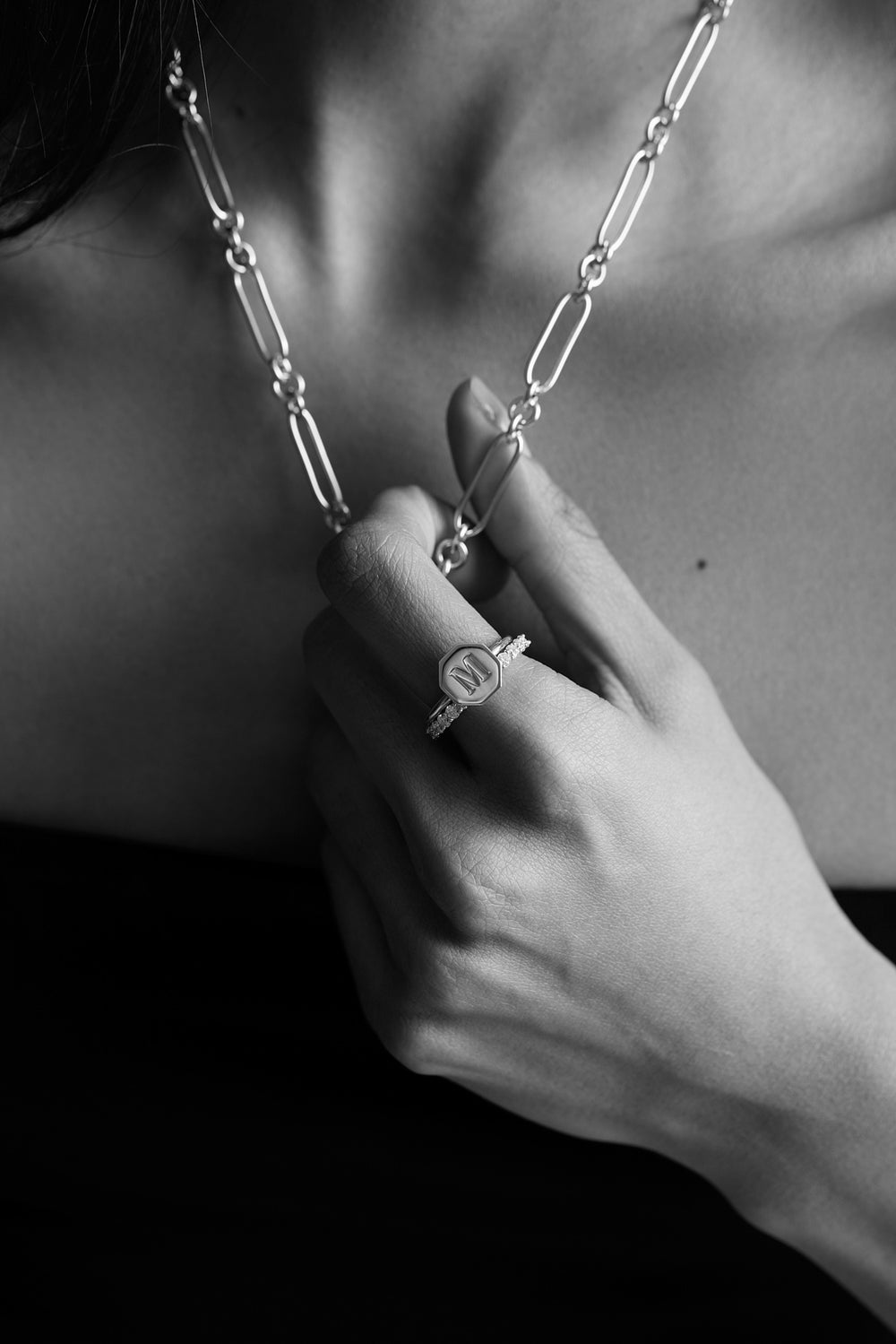 Lennox Necklace | Silver or 9K White Gold