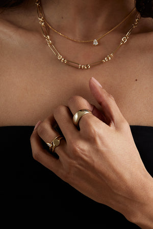 Blob Ring | Yellow Gold | Natasha Schweitzer