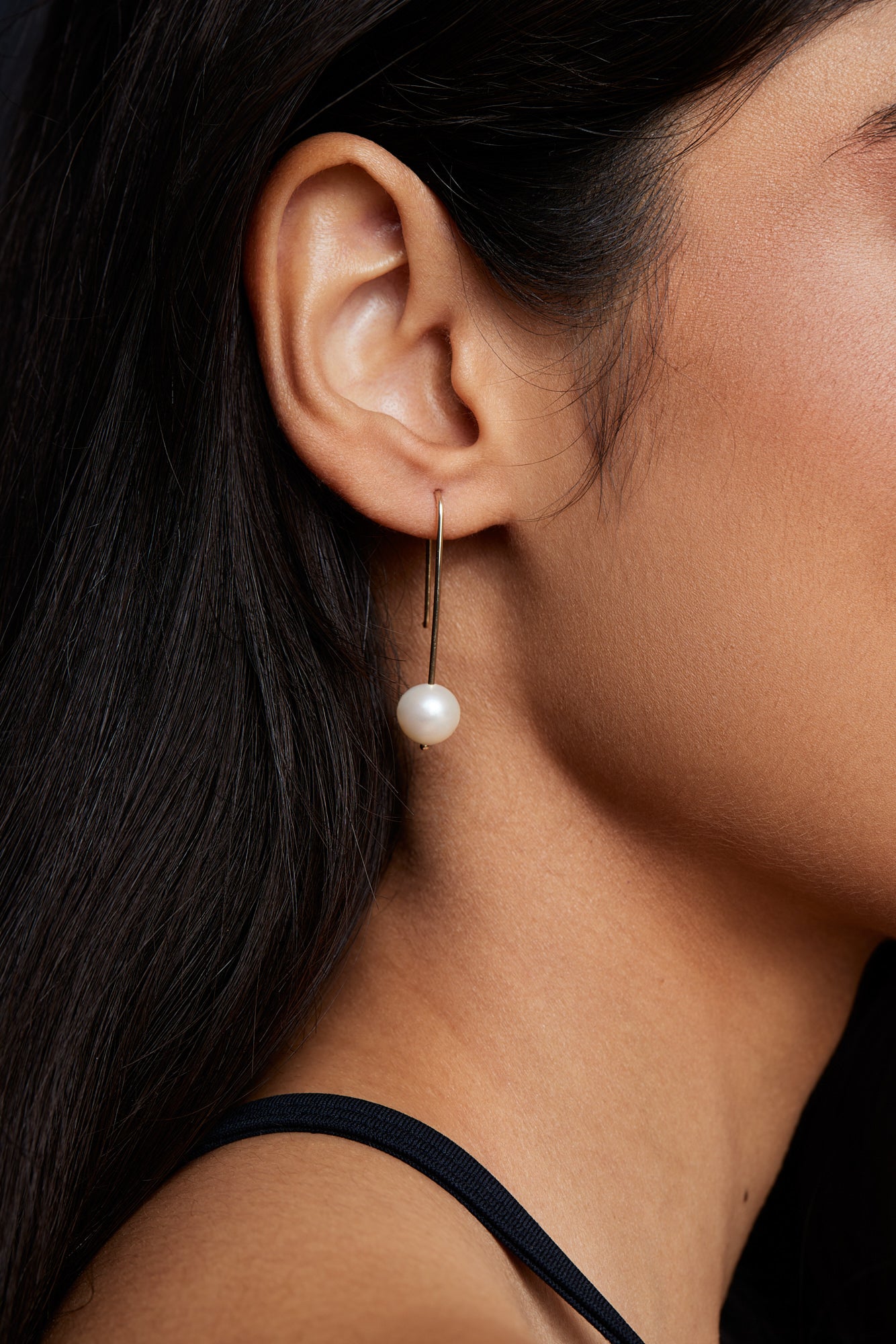Stella Pearl Earrings | 9K Yellow Gold