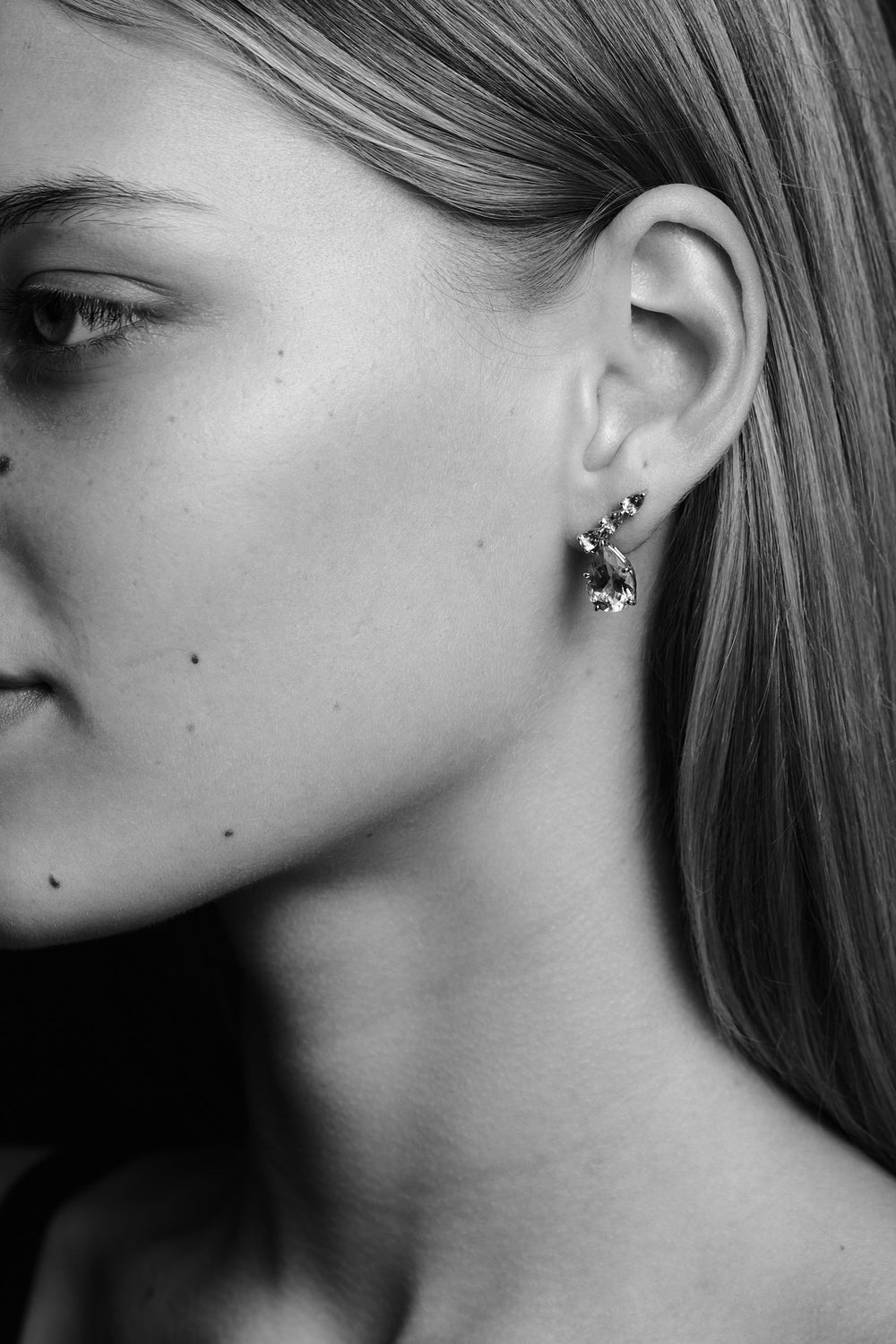 Arwen Citrine Earrings | Silver| Natasha Schweitzer