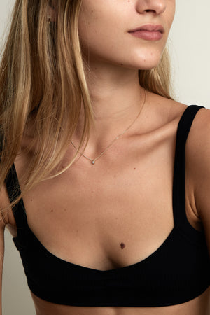 Mini Diamond Necklace | Gold | Natasha Schweitzer