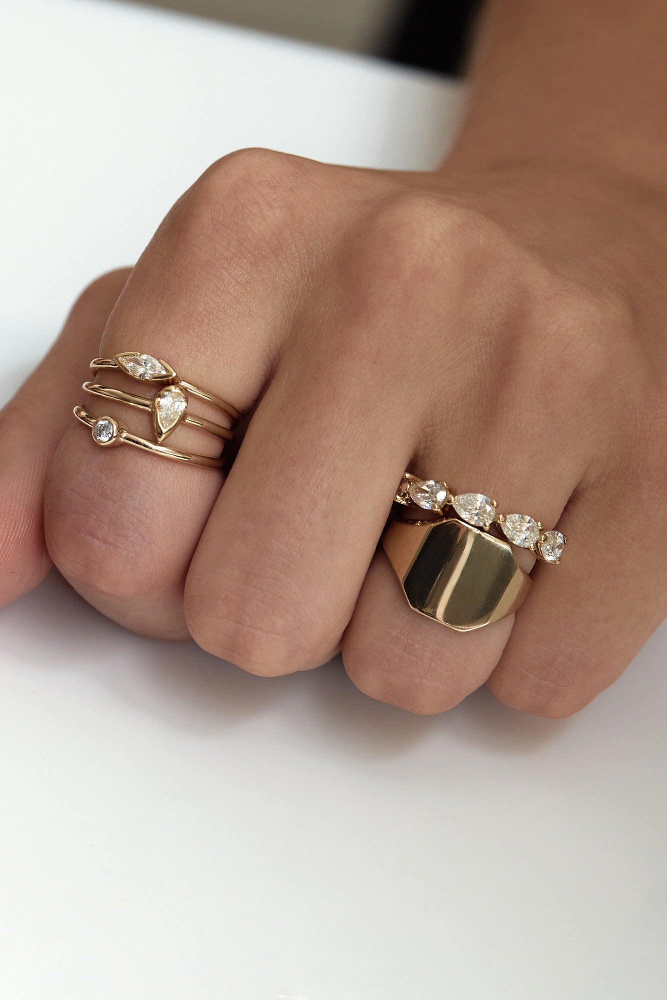 Tallows Signet Ring | Yellow Gold| Natasha Schweitzer