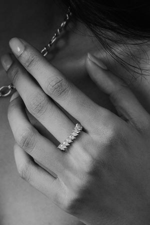 Violet Diamond Ring | 18K White Gold | Natasha Schweitzer