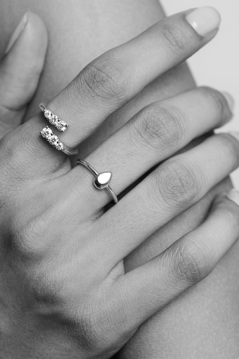 Pear Ring | Silver
