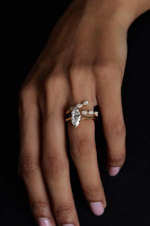 Marquise Diamond Ring | 18K Gold | Natasha Schweitzer