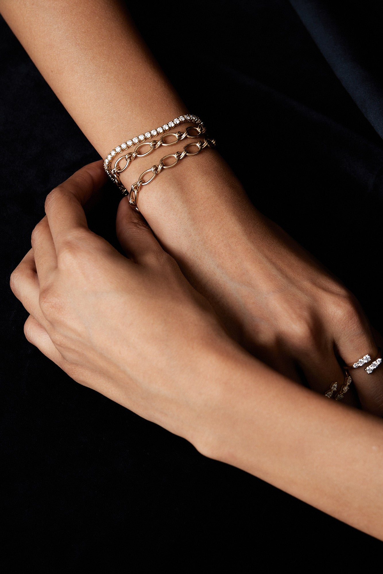 Tennis Bracelet 0.08ct | 18K White Gold| Natasha Schweitzer