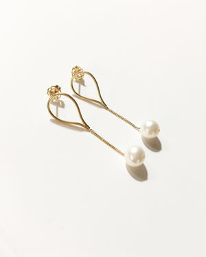 Mini Aqua Earrings | 9K Yellow Gold | Natasha Schweitzer