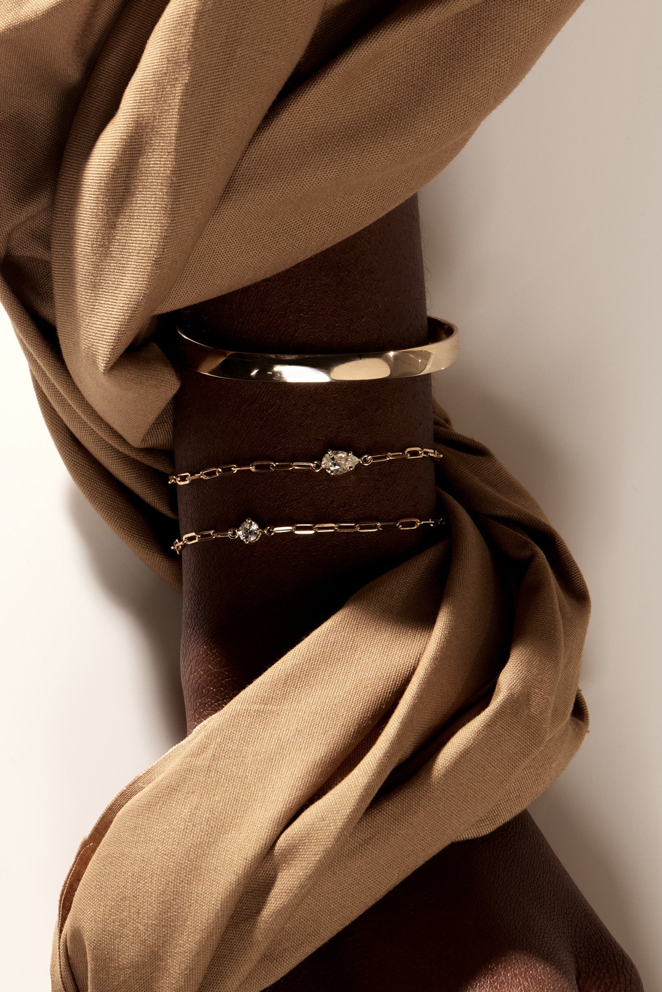 Mina Round Diamond Bracelet | 18K White Gold| Natasha Schweitzer