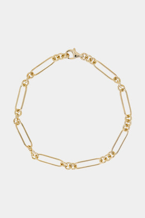 Large Lennox Anklet | 9K Yellow Gold | Natasha Schweitzer