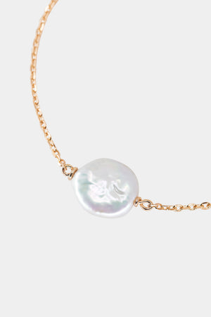 Baroque Pearl Bracelet | 9K Rose Gold | Natasha Schweitzer