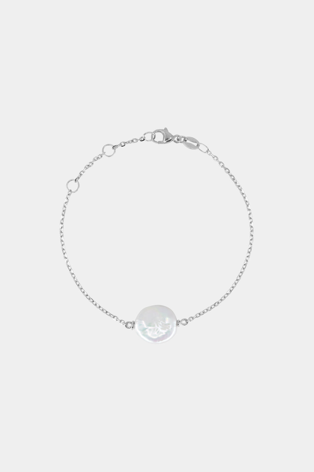 Baroque Pearl Bracelet | Silver