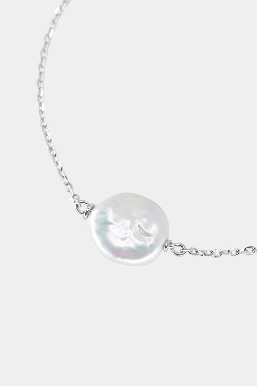 Baroque Pearl Bracelet | Silver| Natasha Schweitzer