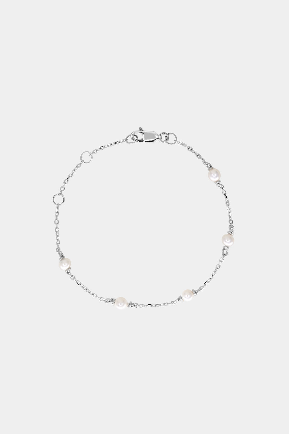 Lulu Pearl Bracelet | Silver| Natasha Schweitzer