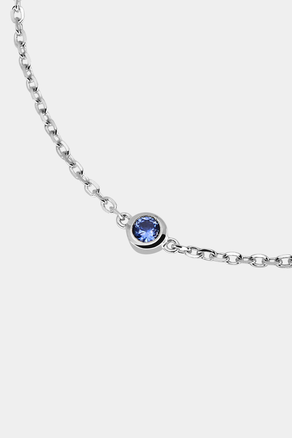Sapphire Bracelet | 9K White Gold