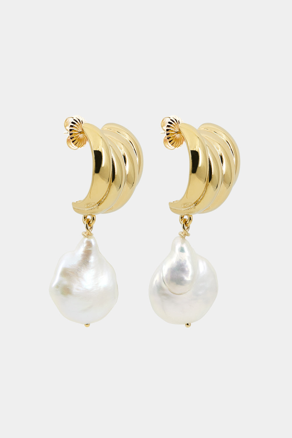 Jamie Pearl Earrings | Gold| Natasha Schweitzer