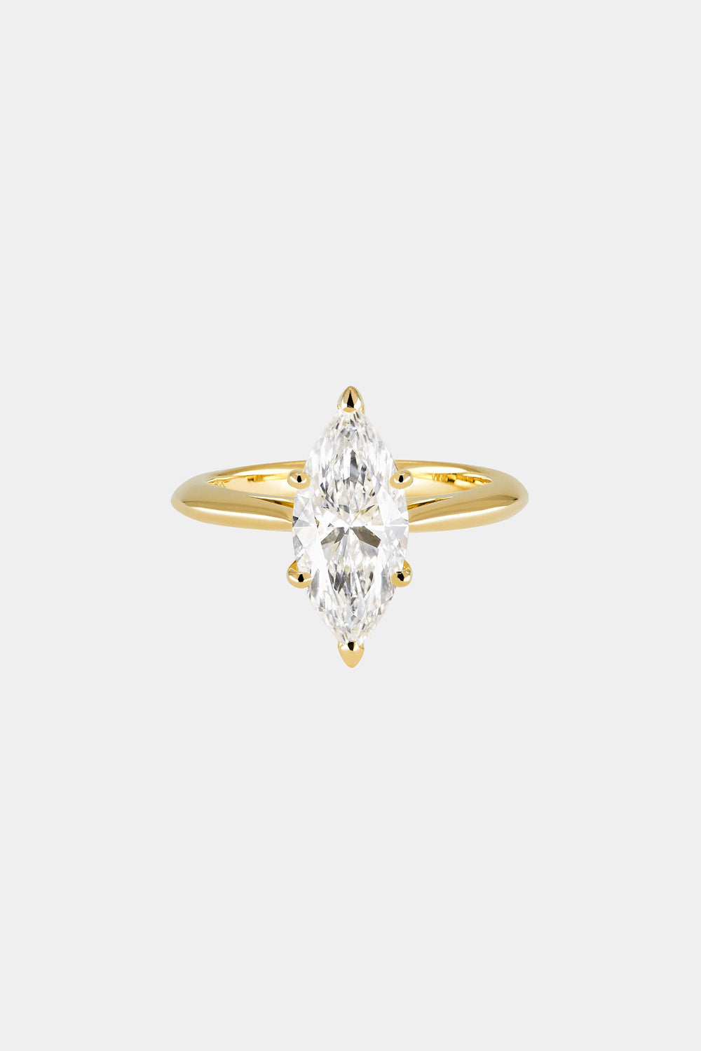 Marquise Diamond Ring | 18K Gold