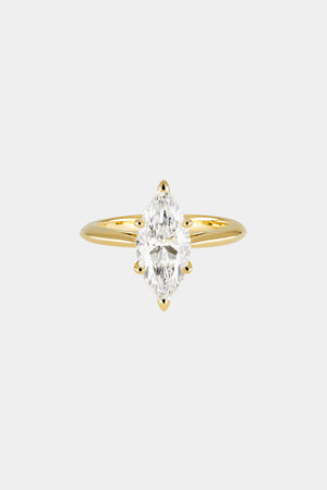 Marquise Diamond Ring | 18K Gold | Natasha Schweitzer