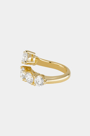 Diamond Wrap Ring | 18K Gold | Natasha Schweitzer