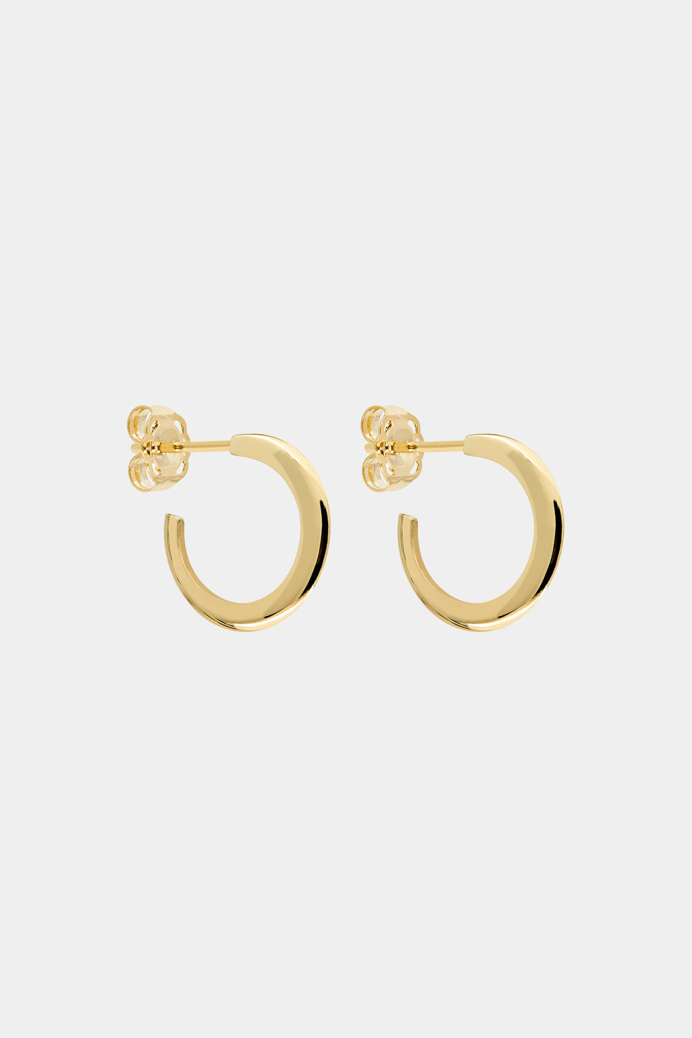 Mini Single Band Hoops | 9K Yellow Gold