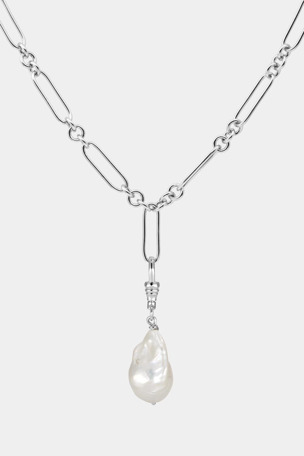 Baroque Pearl Attachment | Silver| Natasha Schweitzer