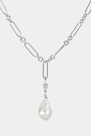 Baroque Pearl Attachment | Silver | Natasha Schweitzer