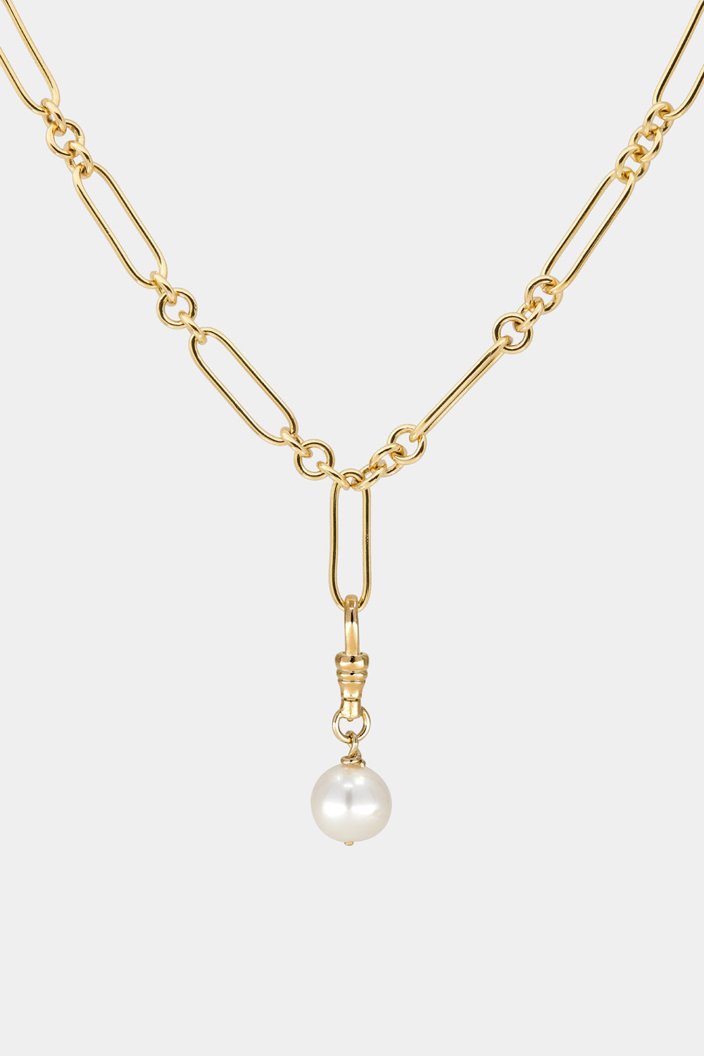 Round Pearl Attachment | 9K Yellow Gold| Natasha Schweitzer
