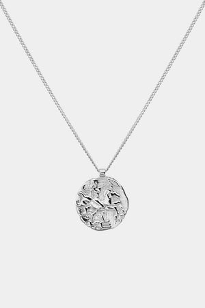Coin Necklace | Silver or 9K White Gold, More Options Available | Natasha Schweitzer