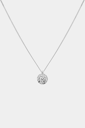 Mini Coin Necklace | Silver or 9K White Gold | Natasha Schweitzer