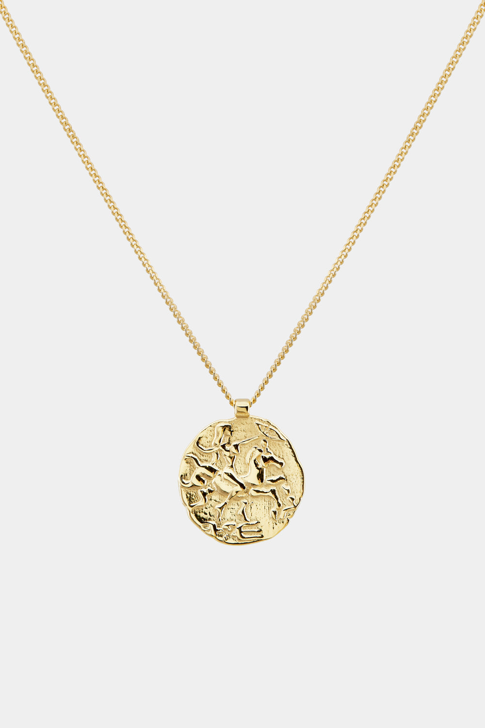 Coin Necklace | 9K Yellow Gold| Natasha Schweitzer