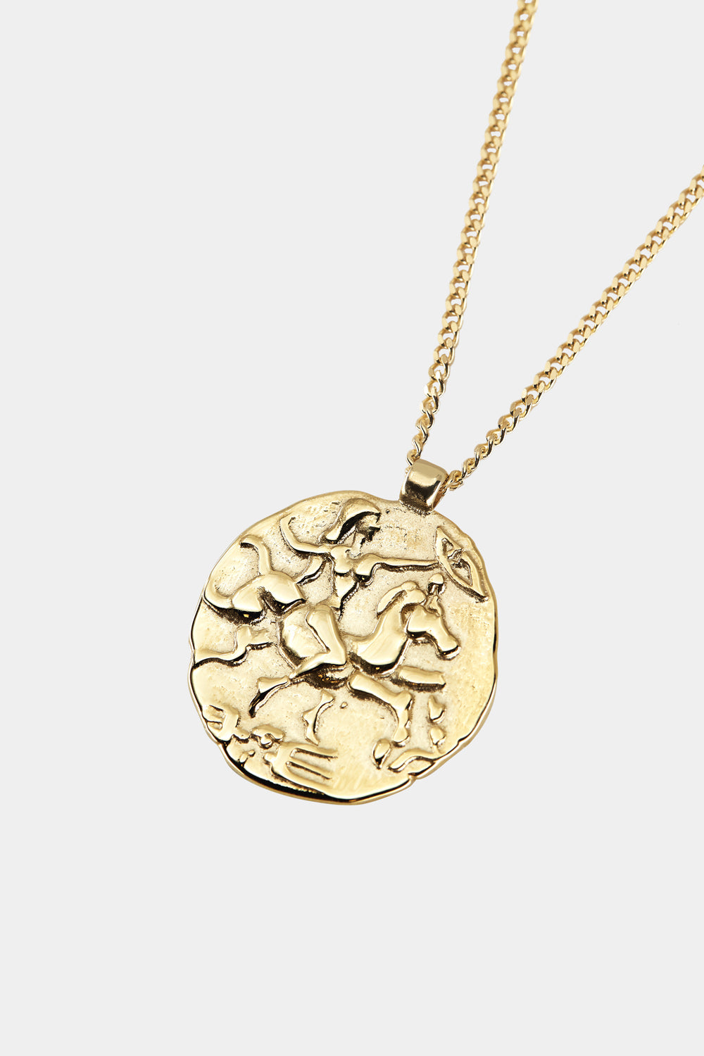 Coin Necklace | 9K Yellow Gold| Natasha Schweitzer
