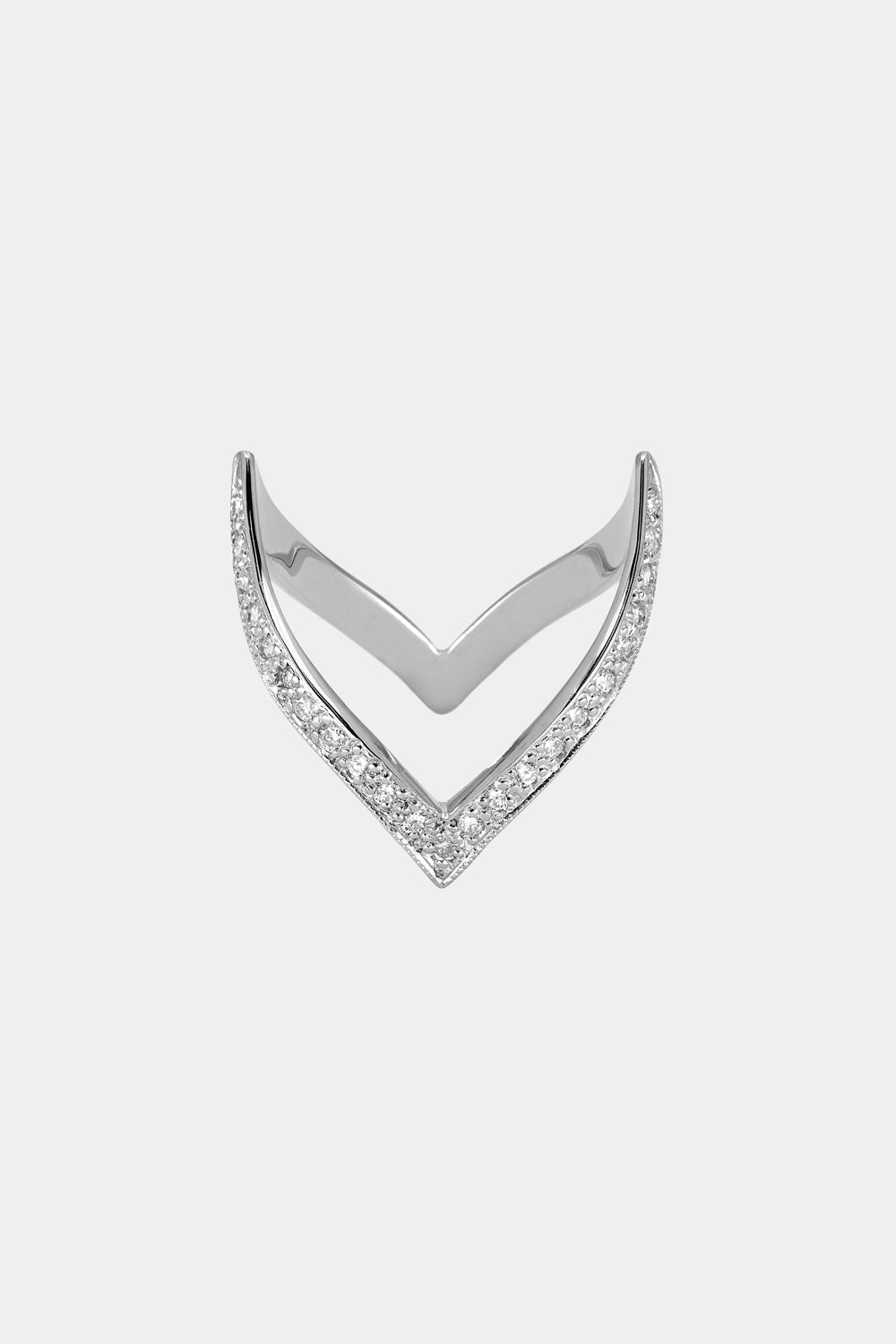 En Pointe Diamond Ring | White Gold| Natasha Schweitzer
