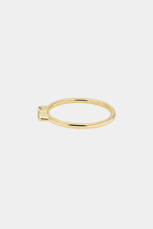 Mini Marquise Diamond Ring | 9K Yellow Gold | Natasha Schweitzer
