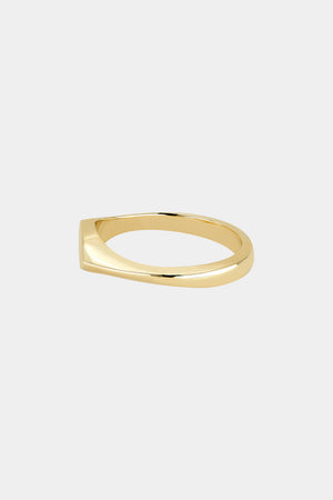 Mini Marquise Signet Ring | Yellow Gold | Natasha Schweitzer