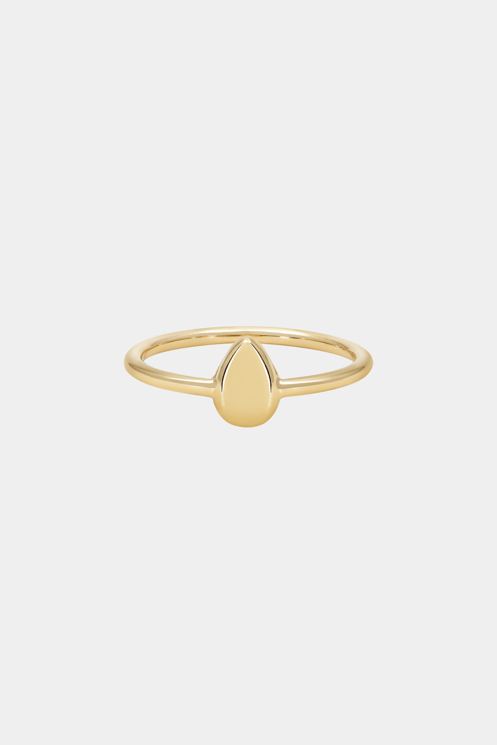 Pear Ring | 9K Yellow Gold| Natasha Schweitzer