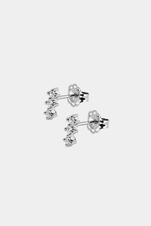Buttercup Diamond Bar Earrings | White Gold, More Options Available | Natasha Schweitzer
